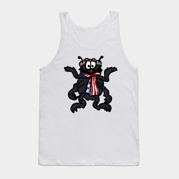 Q the Dung Beetle Impractical Jokers Tank Top by RoserinArt